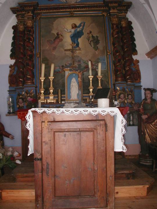 Chapelle d'albanne interieur 